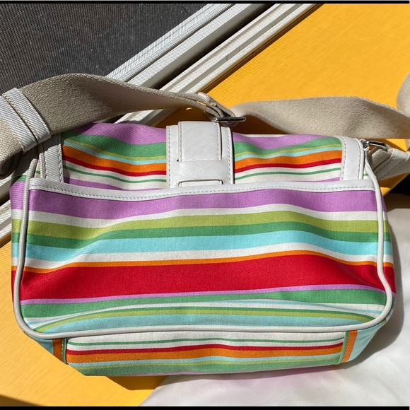 Coach Bags Genuine Coach Bag Rainbow Crossbody Purse Poshmark